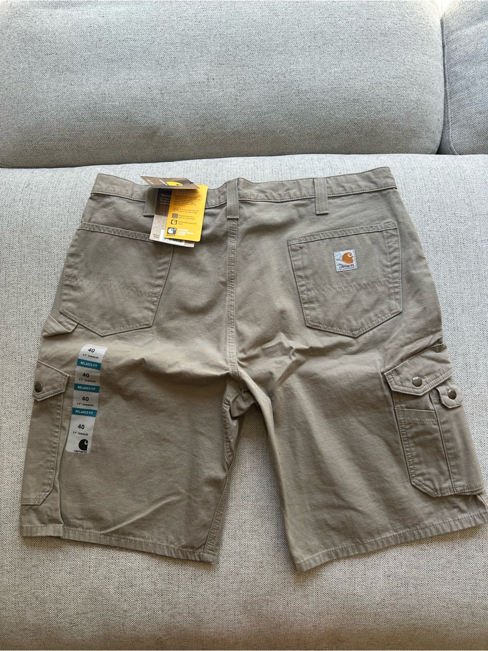 NEW Carhartt Relaxed Fit Ripstop Cargo Work Shorts Men’s 40